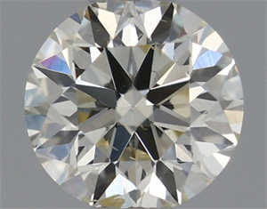 Picture of Natural Diamond 0.41 Carats, Round with Excellent Cut, K Color, SI1 Clarity and Certified by IGI