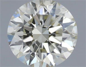 Picture of Natural Diamond 0.44 Carats, Round with Excellent Cut, K Color, SI2 Clarity and Certified by IGI