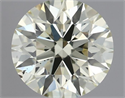 Natural Diamond 0.80 Carats, Round with Excellent Cut, N Color, SI1 Clarity and Certified by IGI