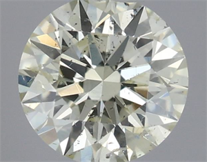 Picture of Natural Diamond 0.41 Carats, Round with Excellent Cut, L Color, SI2 Clarity and Certified by IGI