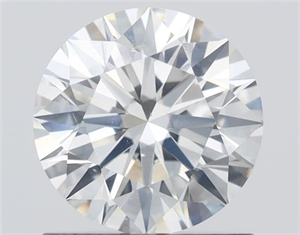 Picture of Natural Diamond 1.00 Carats, Round with Excellent Cut, H Color, SI1 Clarity and Certified by GIA