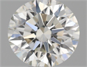 Diamante Natural 0.50 quilates, Redondo , Color J, claridad VVS1 y certificado GIA