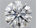 Natural Diamond 1.00 Carats, Round with Excellent Cut, F Color, SI2 Clarity and Certified by GIA