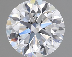 Picture of Natural Diamond 1.00 Carats, Round with Very Good Cut, D Color, I1 Clarity and Certified by GIA