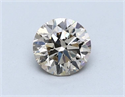 Diamante Natural 1.07 quilates, Redondo , Color N, claridad SI1 y certificado GIA