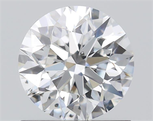 Picture of Natural Diamond 0.90 Carats, Round with Excellent Cut, E Color, SI2 Clarity and Certified by GIA