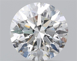 Picture of Natural Diamond 0.90 Carats, Round with Excellent Cut, H Color, SI1 Clarity and Certified by GIA