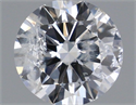 Natural Diamond 0.50 Carats, Round with Excellent Cut, D Color, I1 Clarity and Certified by IGI