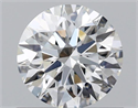 Natural Diamond 0.71 Carats, Round with Excellent Cut, H Color, VS2 Clarity and Certified by GIA