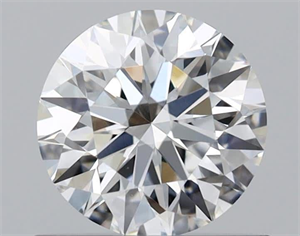 Picture of Natural Diamond 0.71 Carats, Round with Excellent Cut, H Color, VS2 Clarity and Certified by GIA