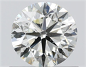 Natural Diamond 0.70 Carats, Round with Very Good Cut, M Color, SI1 Clarity and Certified by GIA