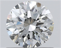 Natural Diamond 0.70 Carats, Round with Excellent Cut, I Color, VS2 Clarity and Certified by GIA