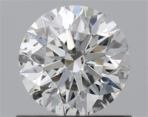 Foto Diamante Natural 0.70 quilates, Redondo , Color H, claridad SI2 y certificado GIA de