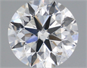 Natural Diamond 0.70 Carats, Round with Excellent Cut, F Color, SI1 Clarity and Certified by GIA