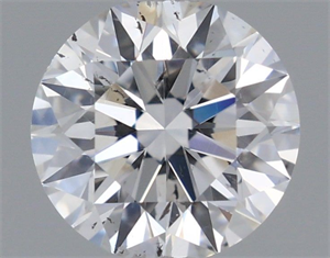 Picture of Natural Diamond 0.70 Carats, Round with Excellent Cut, D Color, SI1 Clarity and Certified by GIA