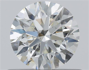 Picture of Natural Diamond 0.60 Carats, Round with Very Good Cut, J Color, VS2 Clarity and Certified by GIA