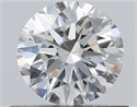 Diamante Natural 0.56 quilates, Redondo , Color F, claridad VVS1 y certificado GIA