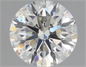 Natural Diamond 1.04 Carats, Round with Excellent Cut, G Color, SI1 Clarity and Certified by GIA