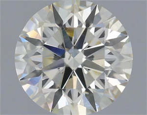 Picture of Natural Diamond 1.04 Carats, Round with Excellent Cut, N Color, VS2 Clarity and Certified by IGI