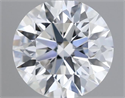 Natural Diamond 0.46 Carats, Round with Excellent Cut, D Color, VS2 Clarity and Certified by GIA