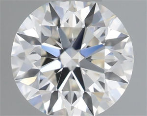 Foto Diamante Natural 0.46 quilates, Redondo , Color H, claridad VVS1 y certificado GIA de