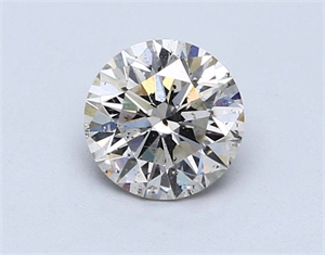 Picture of Natural Diamond 1.24 Carats, Round with Very Good Cut, L Color, SI2 Clarity and Certified by GIA