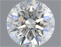 Diamante Natural 0.56 quilates, Redondo , Color J, claridad IF y certificado GIA