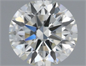 Diamante Natural 0.53 quilates, Redondo , Color K, claridad VVS2 y certificado GIA