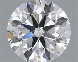Picture of Natural Diamond 0.73 Carats, Round with Excellent Cut, E Color, VVS2 Clarity and Certified by GIA