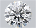 Natural Diamond 0.50 Carats, Round with Very Good Cut, G Color, SI1 Clarity and Certified by GIA