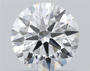 Picture of Natural Diamond 0.50 Carats, Round with Very Good Cut, G Color, SI1 Clarity and Certified by GIA