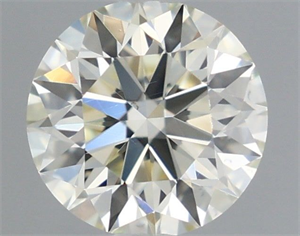Picture of Natural Diamond 0.51 Carats, Round with Excellent Cut, N Color, VS2 Clarity and Certified by GIA