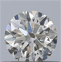 Diamante Natural 0.40 quilates, Redondo , Color J, claridad SI1 y certificado GIA