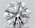 Natural Diamond 1.02 Carats, Round with Excellent Cut, J Color, SI2 Clarity and Certified by GIA