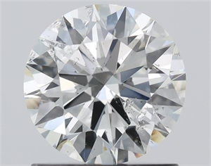 Picture of Natural Diamond 1.02 Carats, Round with Excellent Cut, J Color, SI2 Clarity and Certified by GIA