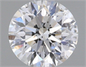 Natural Diamond 0.70 Carats, Round with Excellent Cut, D Color, I1 Clarity and Certified by GIA