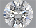 Diamante Natural 0.61 quilates, Redondo , Color I, claridad VVS1 y certificado GIA