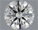 Natural Diamond 0.50 Carats, Round with Excellent Cut, M Color, VVS1 Clarity and Certified by GIA