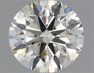 Foto Diamante Natural 0.52 quilates, Redondo , Color K, claridad SI1 y certificado IGI de