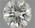 Natural Diamond 0.50 Carats, Round with Very Good Cut, L Color, VVS1 Clarity and Certified by GIA