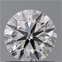Natural Diamond 0.70 Carats, Round with Very Good Cut, D Color, SI1 Clarity and Certified by GIA
