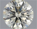 Natural Diamond 0.41 Carats, Round with Excellent Cut, K Color, VS2 Clarity and Certified by IGI