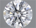 Natural Diamond 0.40 Carats, Round with Excellent Cut, F Color, I1 Clarity and Certified by GIA