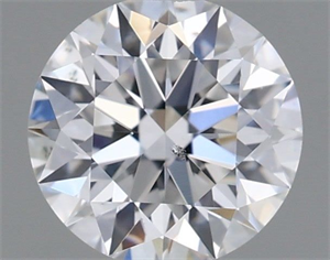Picture of Natural Diamond 0.71 Carats, Round with Excellent Cut, E Color, SI1 Clarity and Certified by GIA