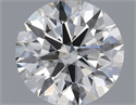 Diamante Natural 0.51 quilates, Redondo , Color J, claridad IF y certificado GIA