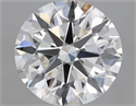 Natural Diamond 1.80 Carats, Round with Excellent Cut, G Color, VVS2 Clarity and Certified by IGI