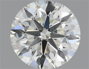 Picture of Natural Diamond 0.51 Carats, Round with Very Good Cut, L Color, VS1 Clarity and Certified by GIA