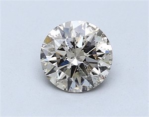 Foto Diamante Natural 1.15 quilates, Redondo , Color N, claridad I1 y certificado GIA de