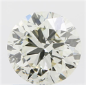 Natural Diamond 1.01 Carats, Round with Excellent Cut, K Color, SI2 Clarity and Certified by IGI