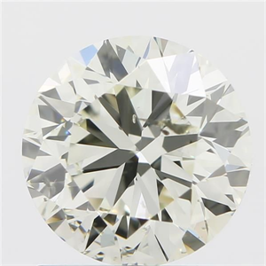 Picture of Natural Diamond 1.01 Carats, Round with Excellent Cut, K Color, SI2 Clarity and Certified by IGI